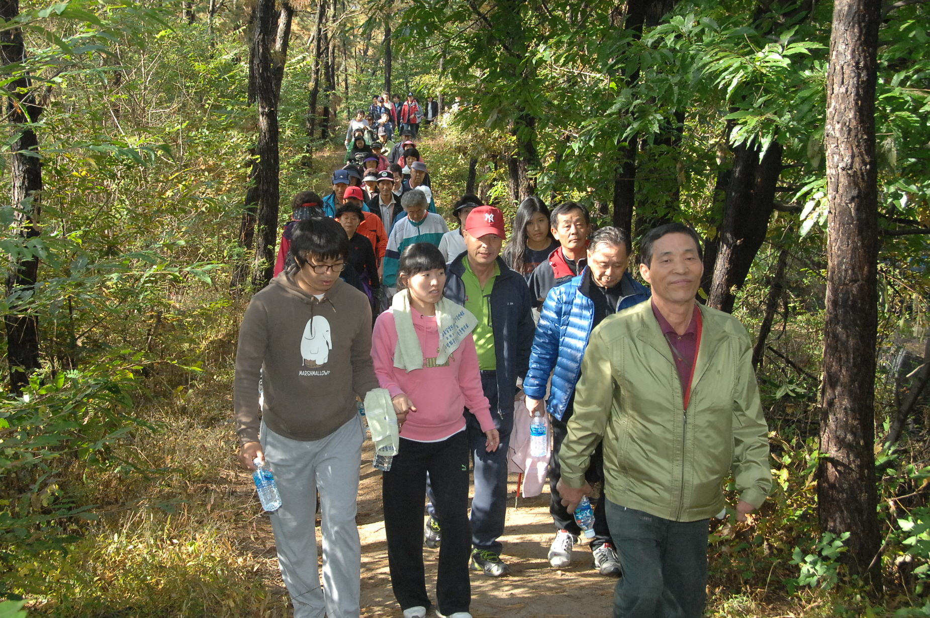 제8회 평화통일염원 등반대회 열려